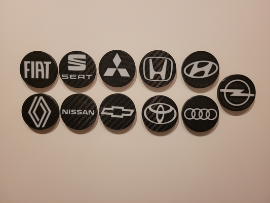 buzdolabı mıknatıslar araba markalar toplamak 1 by savo3d sanat işaretler logolar mıknatıs işaret arabalar logo marka 3d print model - Mito3D