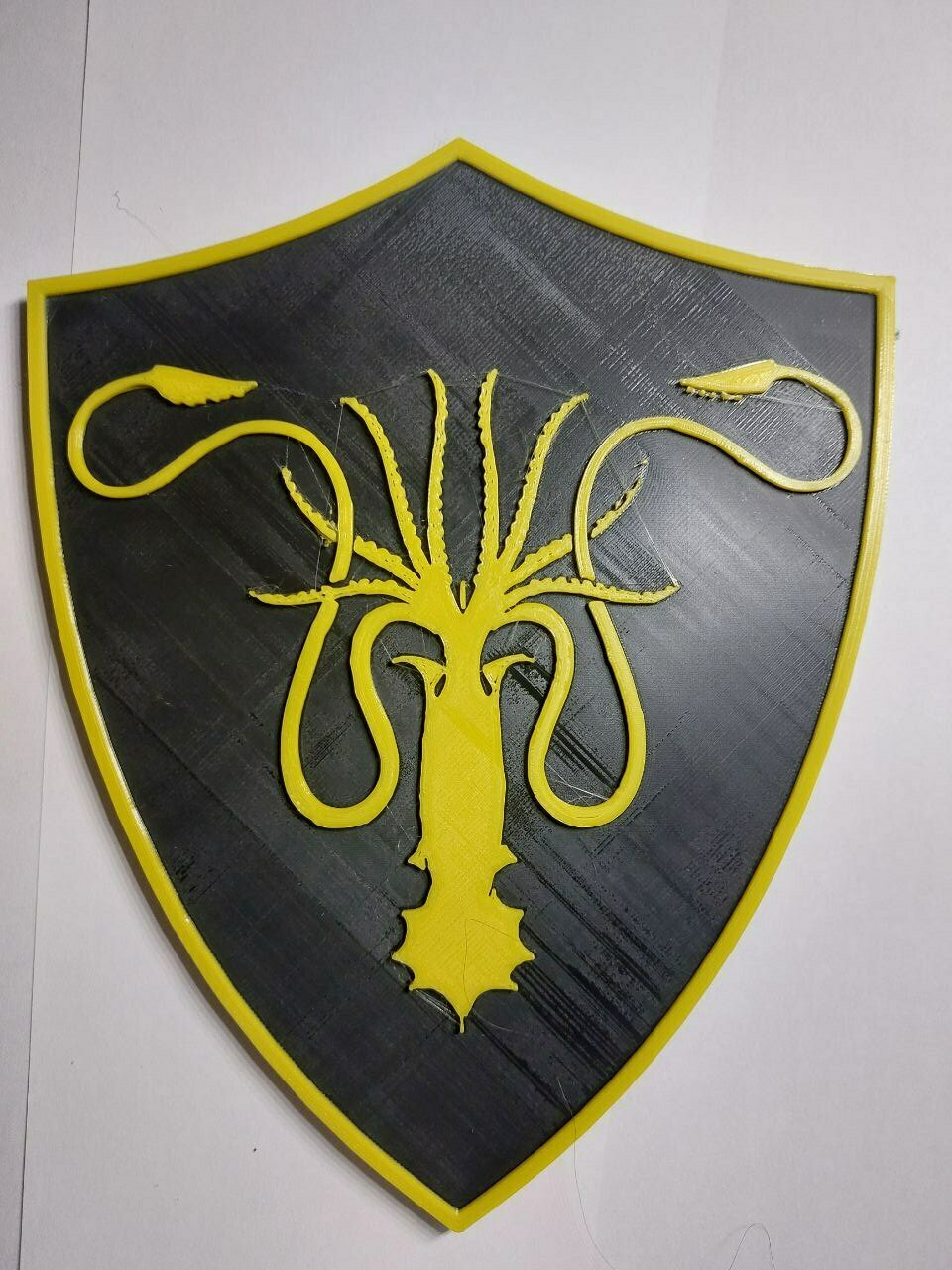 greyjoy schild by luisjosemontes89 haushalt dekor juego de throne spiel of wappen escudo blason 3D print model - Mito3D