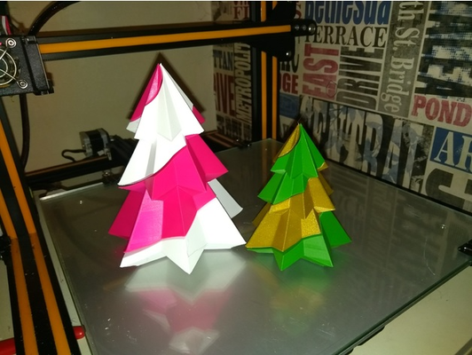 candy cane christmas tree by pro5komp art models xmax 3d print model - Mito3D