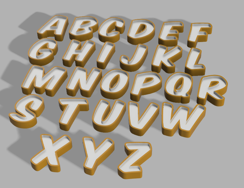 led lamp alphabet - letter c by mipi3d art signs & logos 3D print model - Mito3D