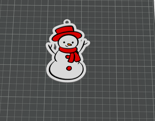 boneco de neve by kriativu 3d printer test models 3d print model - Mito3D