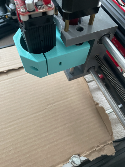 láser huso montar grabador cnc by joshua 3d impresora partes 3dprintaccessories laser3dprint 3dprintlaser 3d print model - Mito3D