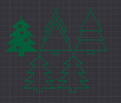 simples natal árvore enfeite by angry p1p casa festividades 2023 velozes 3d print model - Mito3D