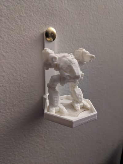 battledroid soltero mini pared monitor by tech1381 miniaturas pantalla 3d print model - Mito3D