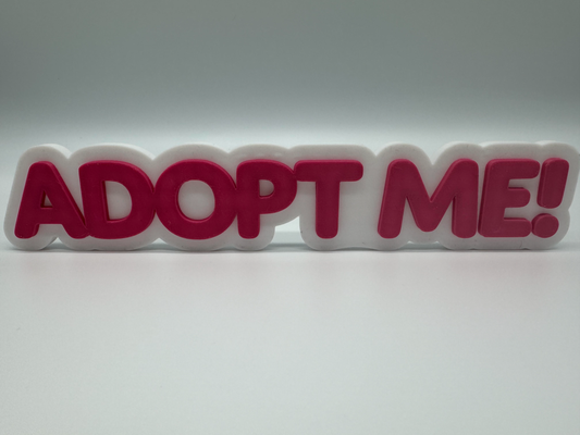 adoptme logo by myx1carbon art signs & logos adopt me 3d print model - Mito3D