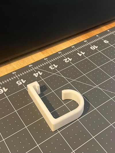 câble grille crochet by ligue outils organisateurs étagère 3d print model - Mito3D