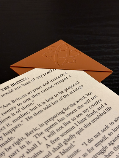 canto marca páginas átomo by stevo99 passatempo faça marcador favoritos livro livros ler leitor lendo acessório 3d print model - Mito3D