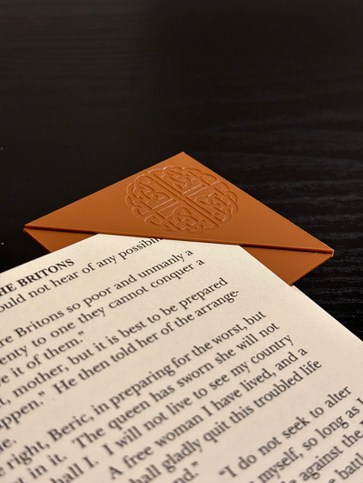 canto marca páginas céltico círculo by stevo99 passatempo faça marcador favoritos livro livros ler leitor lendo acessório 3d print model - Mito3D