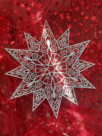 star dekorasyon by hroshiprint ev halkı dekor noel kış 3d print model - Mito3D