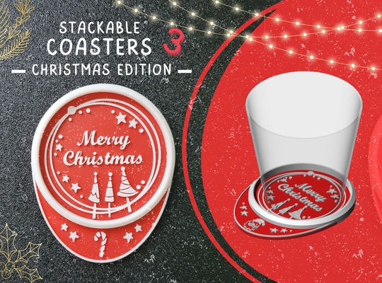 sc - stackable coasters candy cane sugar stick by valdilab household decor house party partyaccessories partydecor christmas christmas2023 art xmas bell cmasdecor xmasdecoration xmasdecorations coaster coasterholder customisable glass glasscoaster water drink drinkcoaster drinkcoasters drinkcoasterset set of friends family familyparty friendsparty organizer chrismas decoration decorations tree 3d print model - Mito3D