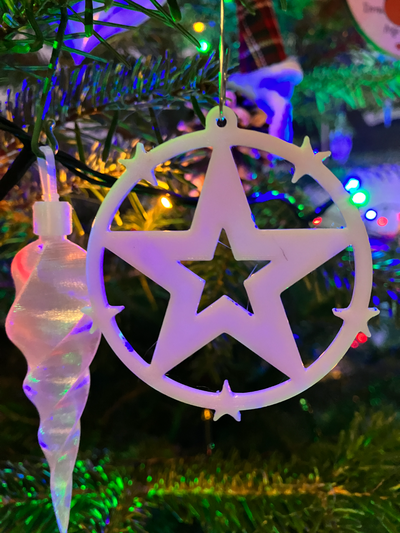 christmas ornament stars by szili83 art models ornamen t star celebration tree angel 3d print model - Mito3D