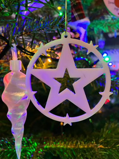 natal enfeite estrelas by szili83 arte modelos t estrela celebração árvore anjo 3d print model - Mito3D