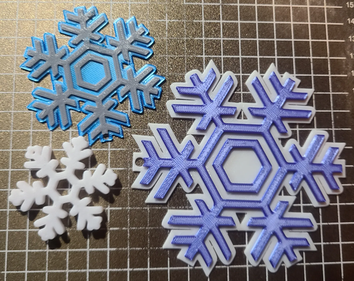fiocco neve ornamento by paiinx domestico festività natale albero appendiabiti per alberi 3d print model - Mito3D
