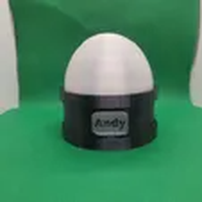 globo nieve agujero by gt3d casa decoración navidad autismo papa noel 3d print model - Mito3D