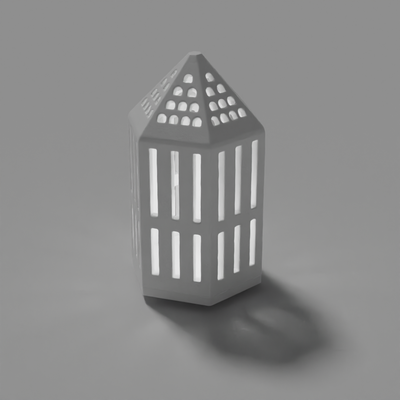 candelabro 1 by anjo caído casa decoração vela suporte 3d print model - Mito3D