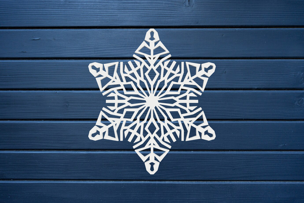 snowflake christmas ornament 4 by alexis household festivities collection decor 2023 3d print model - Mito3D
