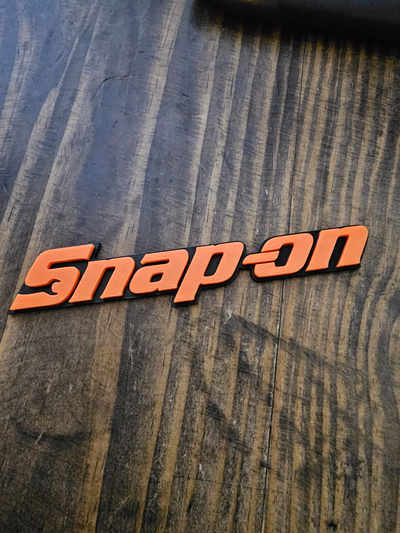 snap-on box logo by thamitchsta art signs & logos snap on tool automotive tools 3d print model - Mito3D