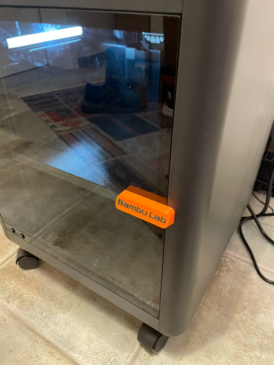 upgrade glass door handle - bambulab p1s p1p x1 x1c by downhill solutions 3d printer accessories acccesories 3d print model - Mito3D