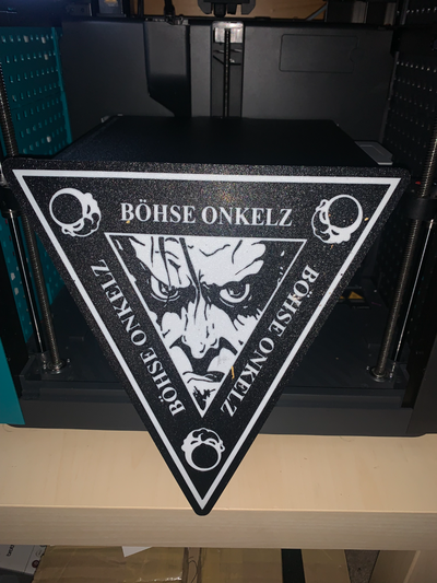 hse onkelz led by gare sb kunst zeichen logos boehse 3d print model - Mito3D