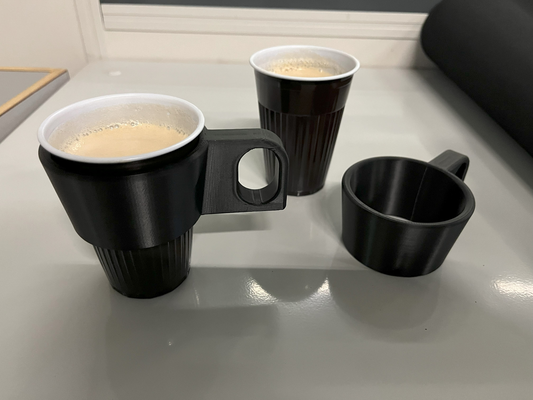cup holder coffee machines by nico broeder household office machine 3d print model - Mito3D