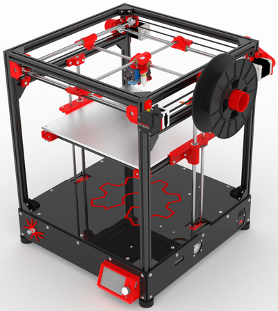 eustathios spider v25 by eclien 3d printer parts 3dprinter ultimaker tantillus crossrod ingentis 3d print model - Mito3D