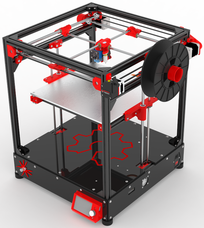 eustathios araignée v2 5 by eclien 3d imprimante pièces 3dprinter ultimaker petit barre transversale énorme 3d print model - Mito3D