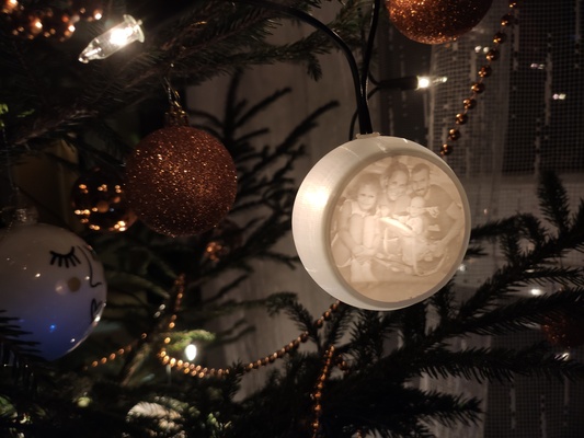 weihnachten ornament foto by rostap haushalt feierlichkeiten weihnachtsschmuck lithophan 3d print model - Mito3D