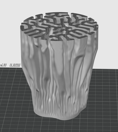 koralle wachstum by dörfer kunst modelle heuschrecke wachsen simulation nashorn parametrisch 3d print model - Mito3D