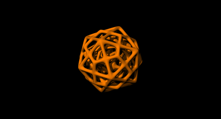 platonic polyhedron by vills education mathematics polyhedra rhino math architecture art 3d print model - Mito3D