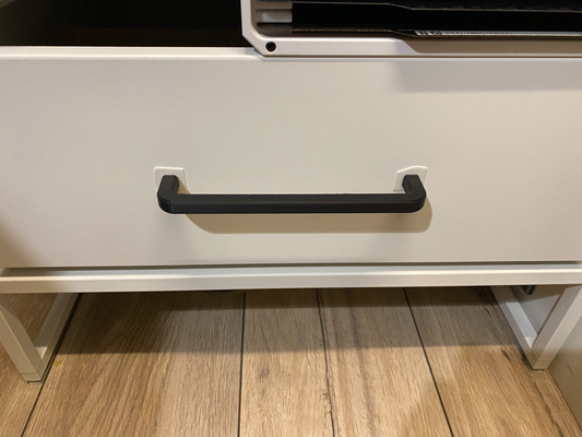drawer shelf handle ikea pax borghamn style by angrypearl household decor hand 3d print model - Mito3D
