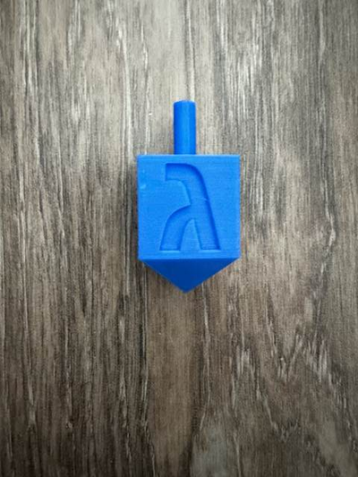 dreidel hanukkah by ginterethan juguetes juegos 3d print model - Mito3D