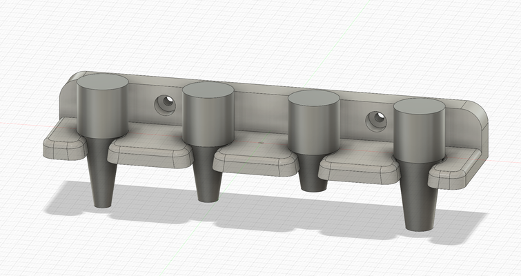 parede suporte narex juiz formões conjunto of 4 by sprior ferramentas organizadores toolsholder 3d print model - Mito3D