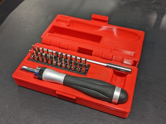 titan 16092 ratcheting precision screwdriver case by eclien tools 3d print model - Mito3D