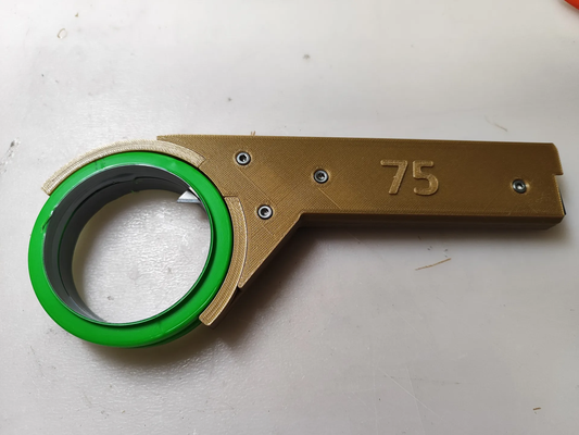 cuchillo ventilación tubo diámetro 75mm reemplazable estándar espada by johnytriplex pasatiempo bricolaje diy 3d print model - Mito3D