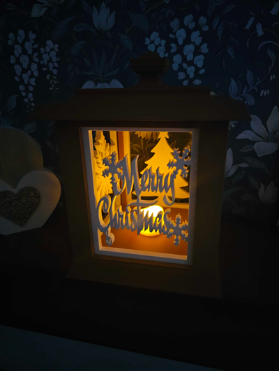 grand noël lanterne remixé by garry ménage festivités décoration décorations 3d print model - Mito3D