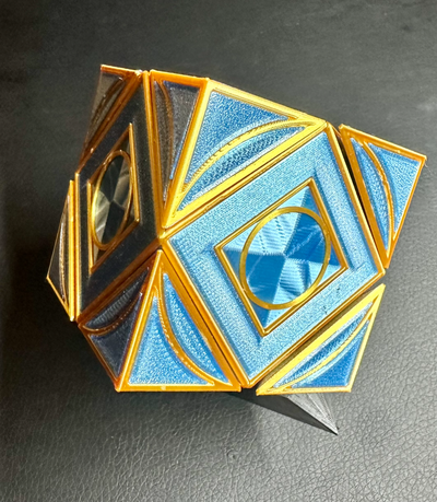 jedi holocron engrenado atualizações remixado by jko223 adereços cosplays 3d print model - Mito3D