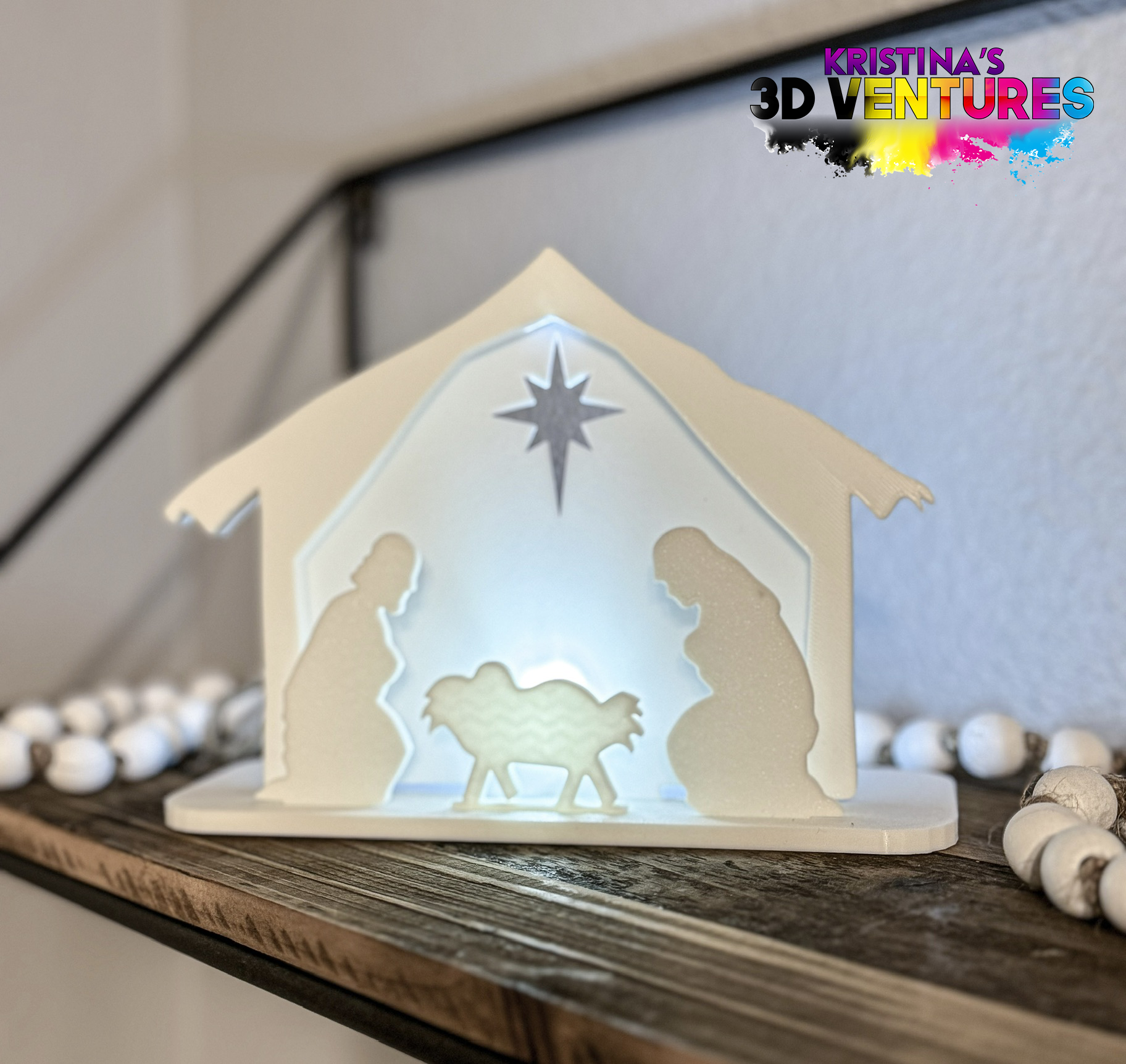 weihnachten geburt szene by kristinakent haushalt dekor 3D print model - Mito3D