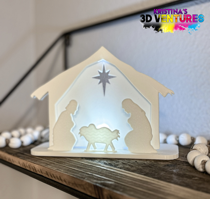 christmas nativity scene by kristinakent household decor 3d print model - Mito3D
