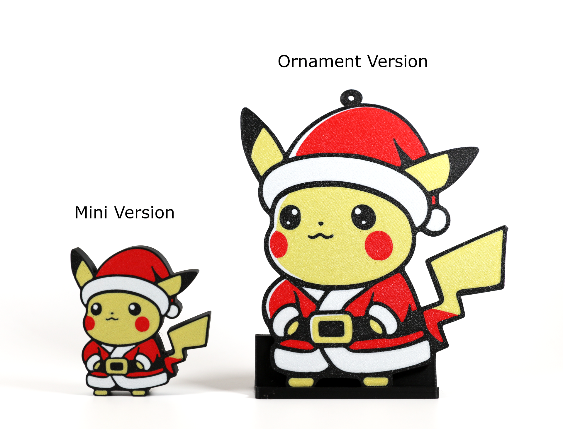 abonnieren pikachu weihnachten ornament festlich urlaub dekor by phaseworksca kunst 2d pokémon dekoration 2023 baum santa claus vater geschenk filament thematisch pokmon design sammlung outfit einzigartig geek anime zubehörteil sammlerstück hut charme gaming symbol kleidung niedlich überraschung tasche kreatur auflage santa's helfer winter 3D print model - Mito3D