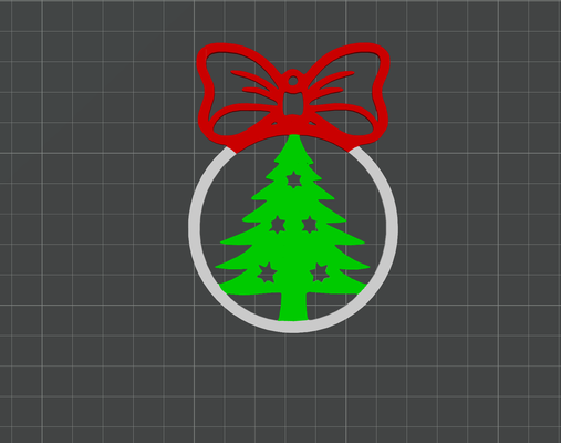 xmas tree ornament by burnnoticed household festivities christmas holidays decor 3d print model - Mito3D