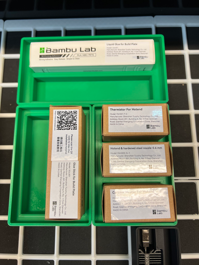 gridfinity bambu suministros cajas contenedores remezclado by bastidores largos laboratorios herramientas organizadores 3d print model - Mito3D