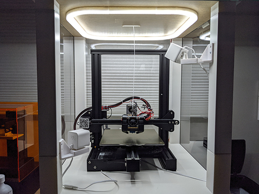 conduziu anel luz difusores ikea tabela impressora recinto remixado by ruim appleseed 3d acessórios difusor ender3 3d print model - Mito3D