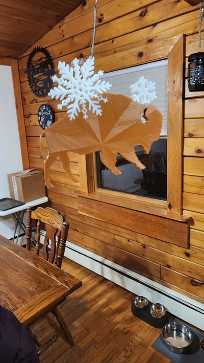 buffalo snowflakes by gregoryabeckman household decor christmas snowflake ornament decoration bills mafia 3d print model - Mito3D