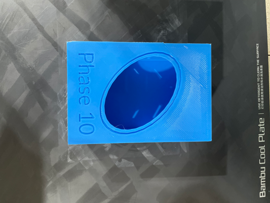 fase 10 tarjeta cubierta soporte remezclado by geoff trickett juguetes juegos 3d print model - Mito3D