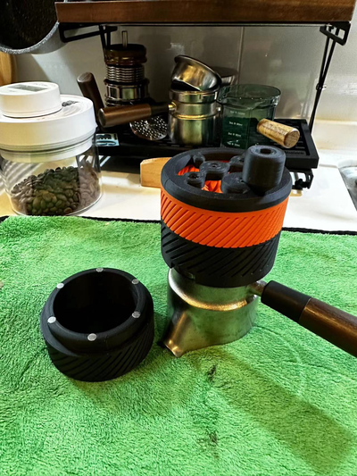 umdrehen 54mm planetarisch ausrüstung spirograph espresso wdt werkzeug 9barista siebträger neu gemischt by s5862140 werkzeuge hand planetengetriebe 3d print model - Mito3D