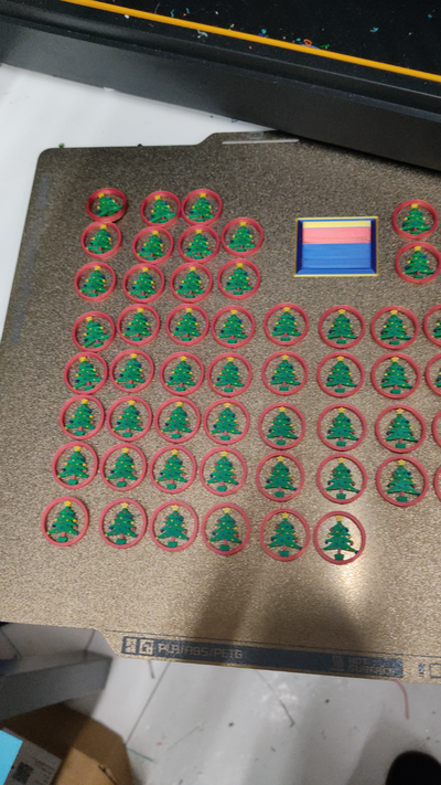 weihnachten wagen zeichen uk by nutzer 1883671499 kunst münze abzeichen tolly 4 farbe 3d print model - Mito3D