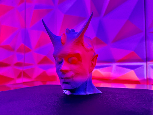 evil head by maxaruta miniatures creatures character evilhead 3d print model - Mito3D