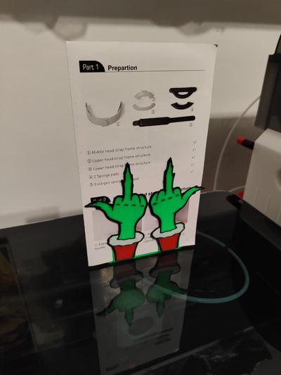 grinch yer kart kulp destek by forest87 ev halkı şenlikler yer tutucu noel 3d print model - Mito3D