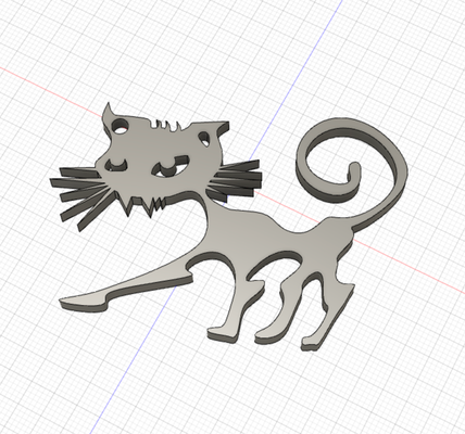 zombie cat keyring by mats3dprints fashion jewelry 3d print model - Mito3D
