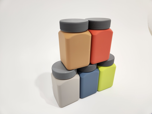 quadrado jarras by feixe luz casa decoração recipiente jarra presente caixa armazenamento 3d print model - Mito3D